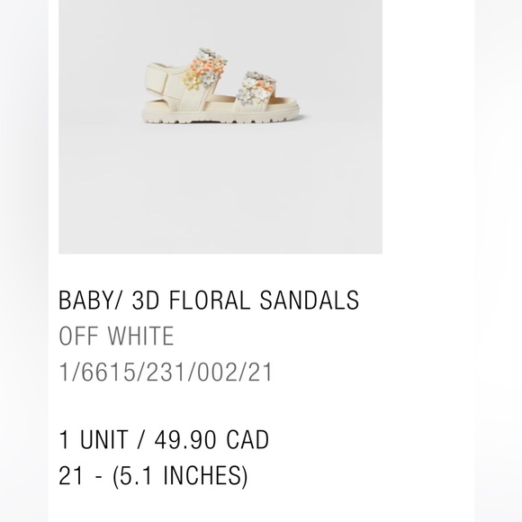 Zara toddler sandals - Picture 6 of 6